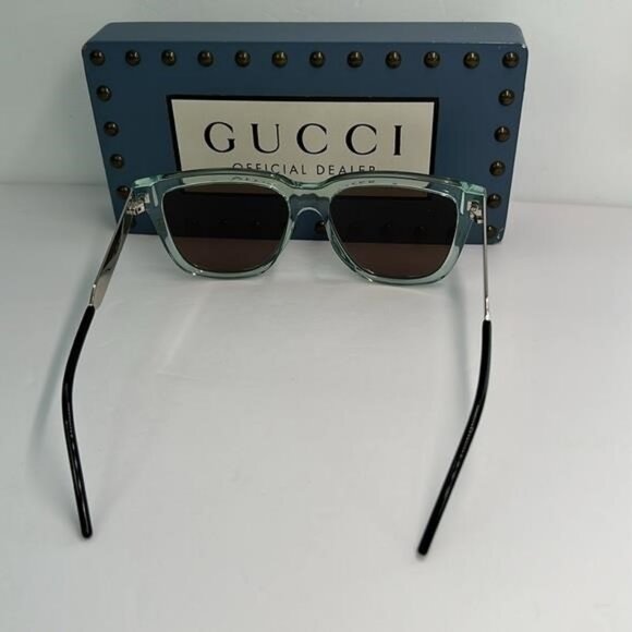 💯- New Authentic GUCCI Unisex Rectangular Sunglasses GG0976S-002-56 - Picture 3 of 16